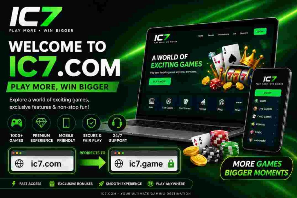 IC7 login page for easy account access on Android